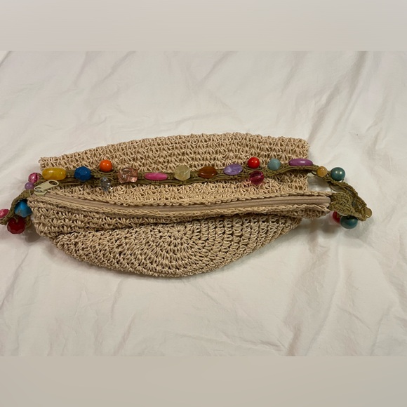 Cappelli Straworld Crochet Bag with Beaded Strap - Picture 5 of 9
